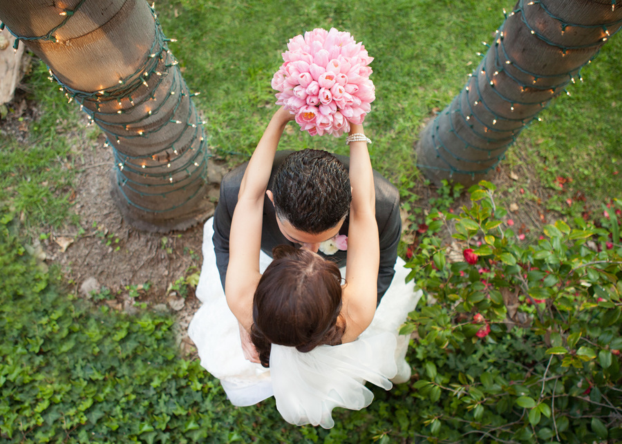 Artistic wedding picture