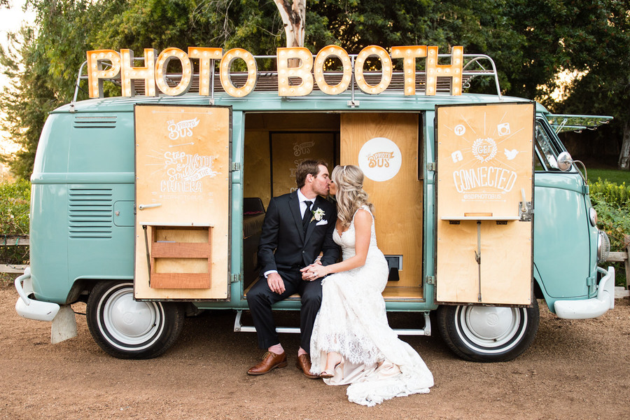 Wedding couple kissing picture